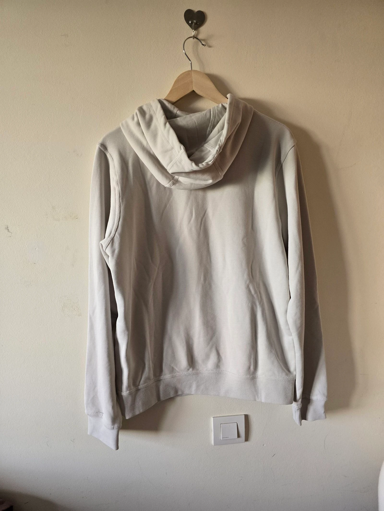 Nike Beige hoodie met capuchon en geborduurd logo - Maat M (Nieuw met labels) – photo 2